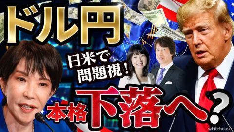 【相場予想】日米首脳で円安を問題視。ドル円は『本格下落』の始まりか？